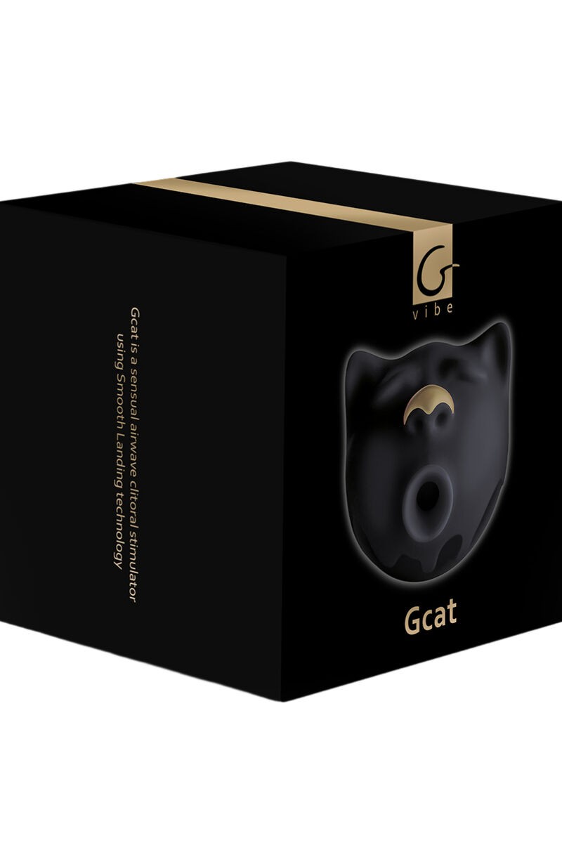 G-VIBE - GCAT MYSTIC SUCCIONADOR DE CLÍTORIS NEGRO
