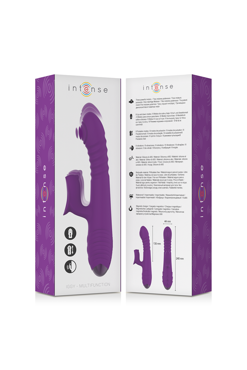 INTENSE - IGGY VIBRADOR RECARGABLE UP & DOWN ESTIMULADOR DE CLITORIS