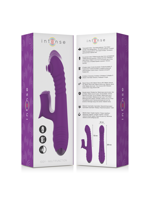 INTENSE - IGGY VIBRADOR RECARGABLE UP & DOWN ESTIMULADOR DE CLITORIS