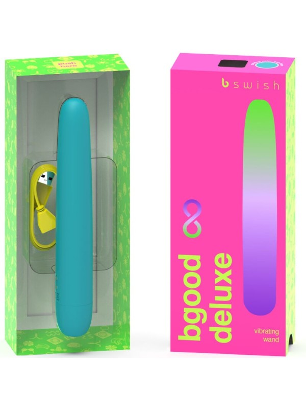 B SWISH - BGOOD INFINITE DELUXE VIBRADOR RECARGABLE SILICONA AZUL