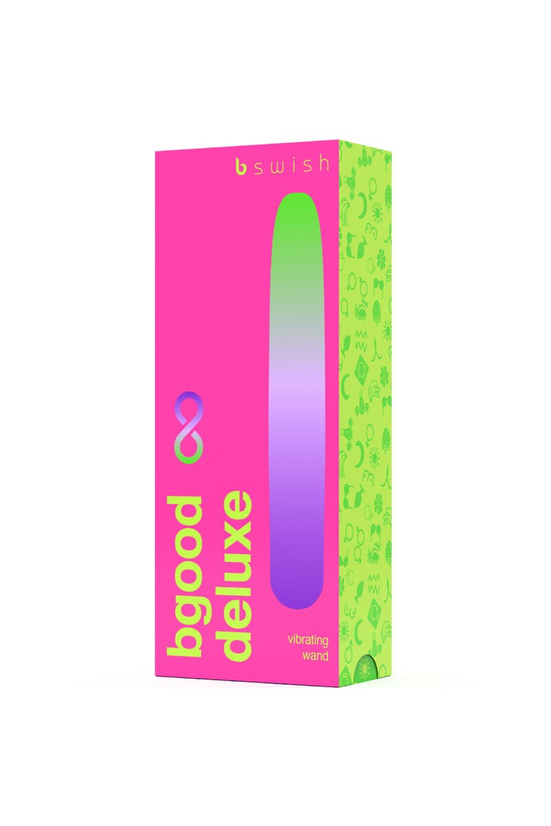 B SWISH - BGOOD INFINITE DELUXE VIBRADOR RECARGABLE SILICONA AZUL