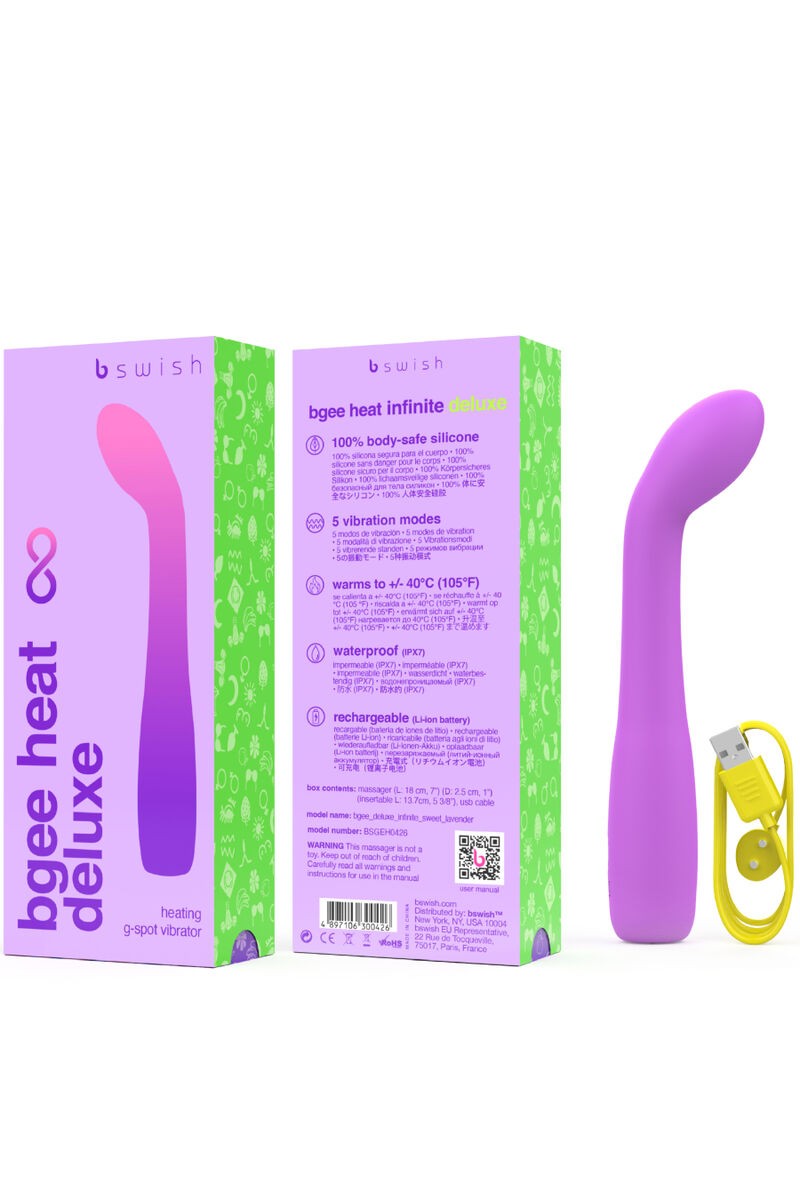 B SWISH - BGEE HEAT INFINITE DELUXE VIBRADOR RECARGABLE SILICONA