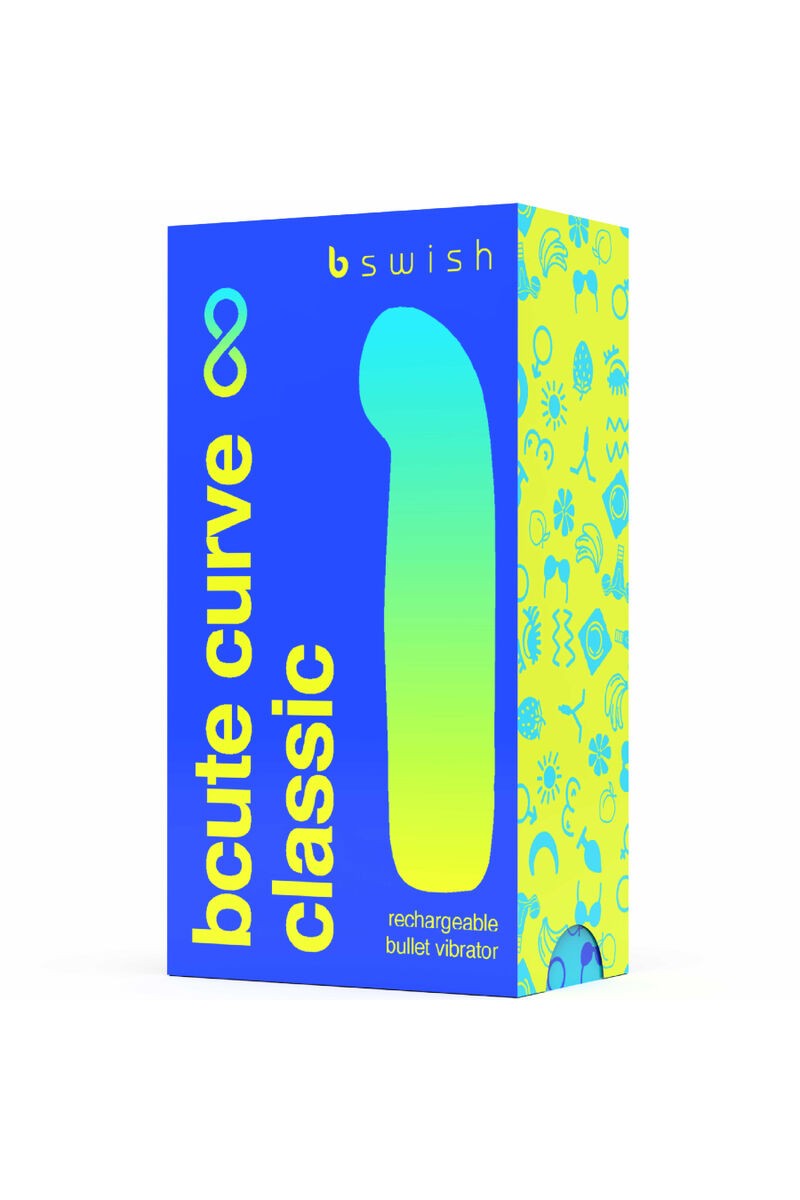 B SWISH - BCUTE CURVE INFINITE VIBRADOR RECARGABLE SILICONA AZUL