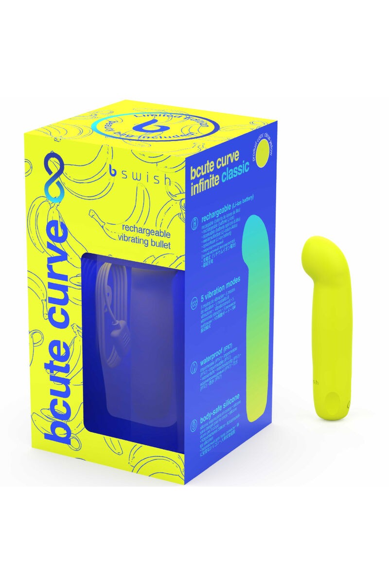 B SWISH - BCUTE CURVE INFINITE CLASSIC VIBRADOR RECARGABLE SILICONA