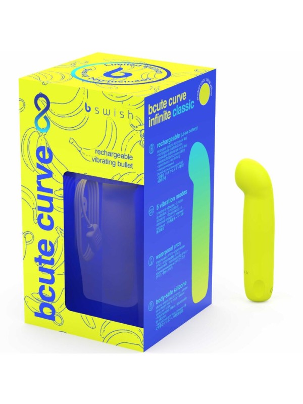 B SWISH - BCUTE CURVE INFINITE CLASSIC VIBRADOR RECARGABLE SILICONA