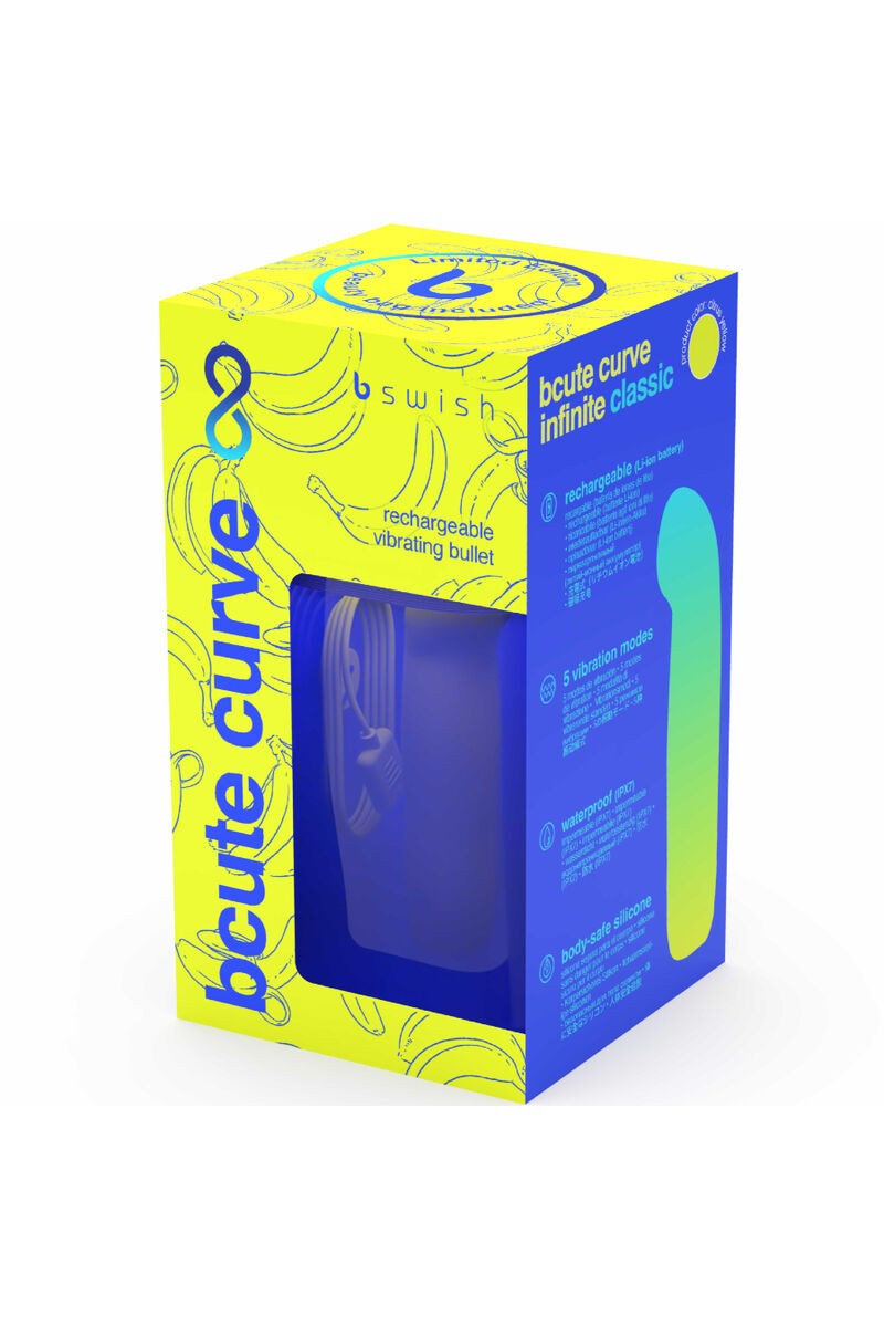 B SWISH - BCUTE CURVE INFINITE CLASSIC VIBRADOR RECARGABLE SILICONA
