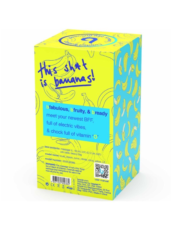 B SWISH - BCUTE CURVE INFINITE CLASSIC VIBRADOR RECARGABLE SILICONA