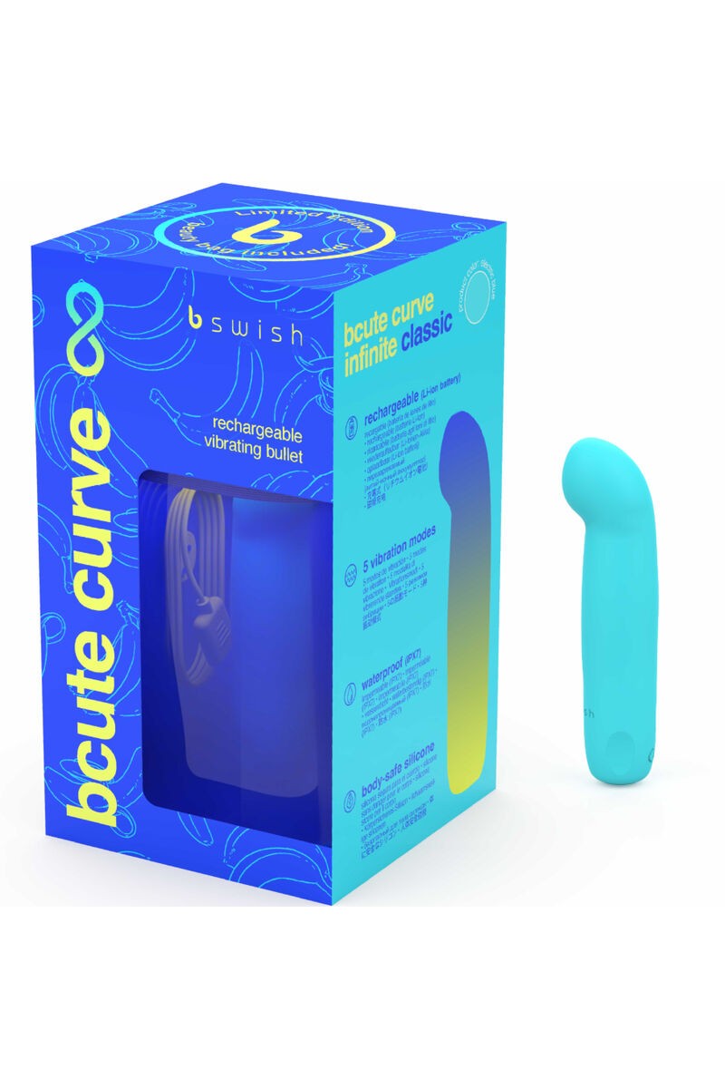 B SWISH - BCUTE CURVE INFINITE CLASSIC VIBRADOR RECARGABLE SILICONA