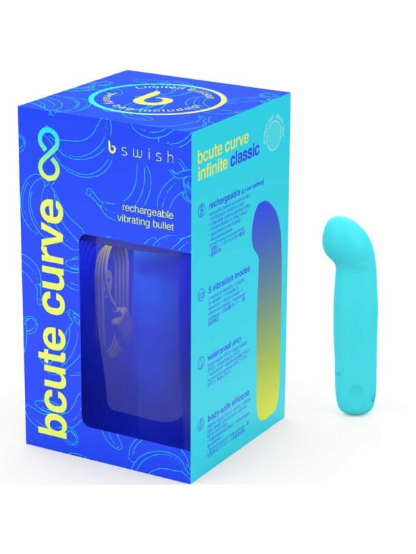 B SWISH - BCUTE CURVE INFINITE CLASSIC VIBRADOR RECARGABLE SILICONA
