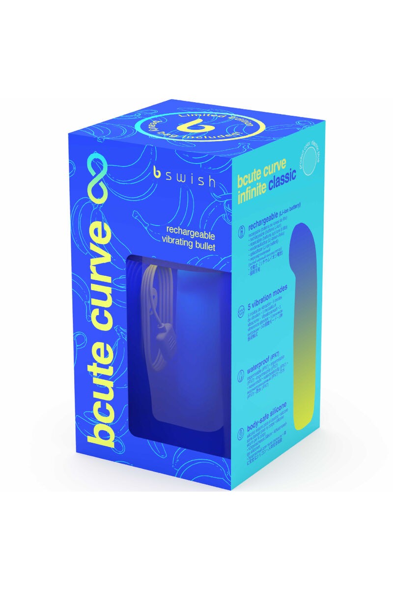 B SWISH - BCUTE CURVE INFINITE CLASSIC VIBRADOR RECARGABLE SILICONA