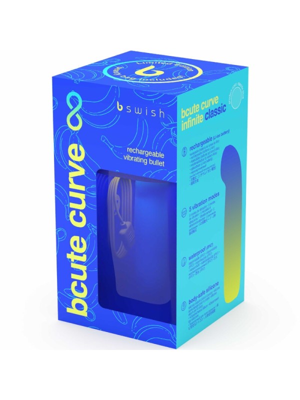 B SWISH - BCUTE CURVE INFINITE CLASSIC VIBRADOR RECARGABLE SILICONA