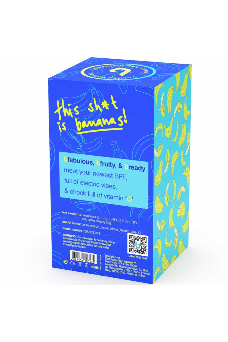 B SWISH - BCUTE CURVE INFINITE CLASSIC VIBRADOR RECARGABLE SILICONA