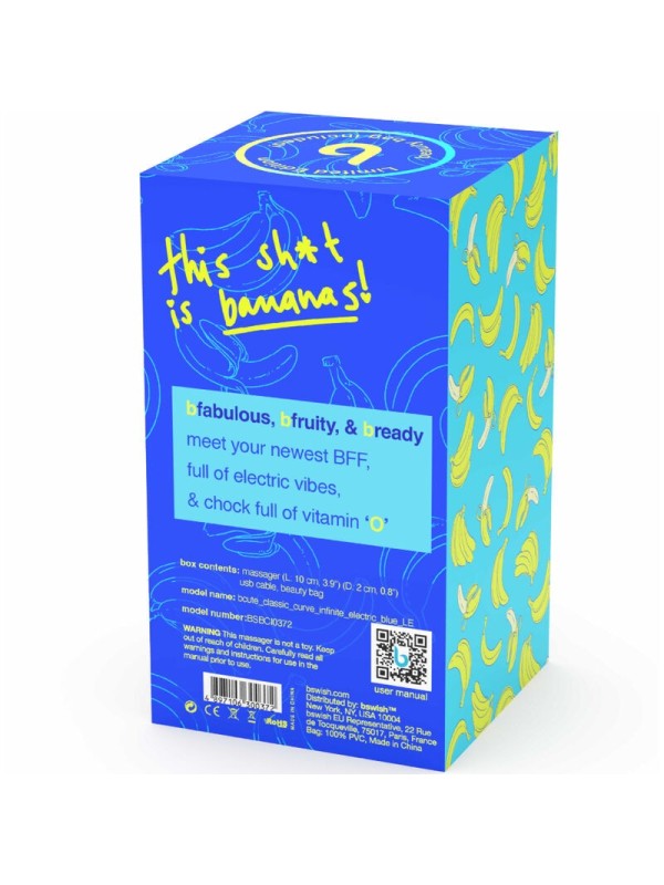 B SWISH - BCUTE CURVE INFINITE CLASSIC VIBRADOR RECARGABLE SILICONA