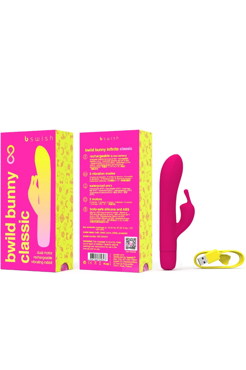 B SWISH - BWILD BUNNY INFINITE CLASSIC VIBRADOR RECARGABLE SILICONA