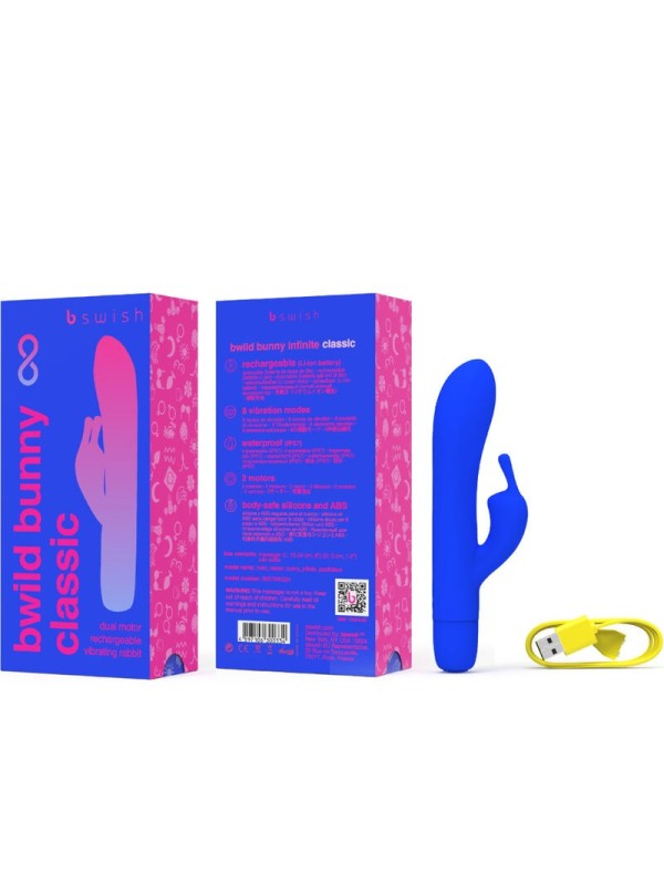 B SWISH - BWILD BUNNY INFINITE CLASSIC VIBRADOR RECARGABLE SILICONA