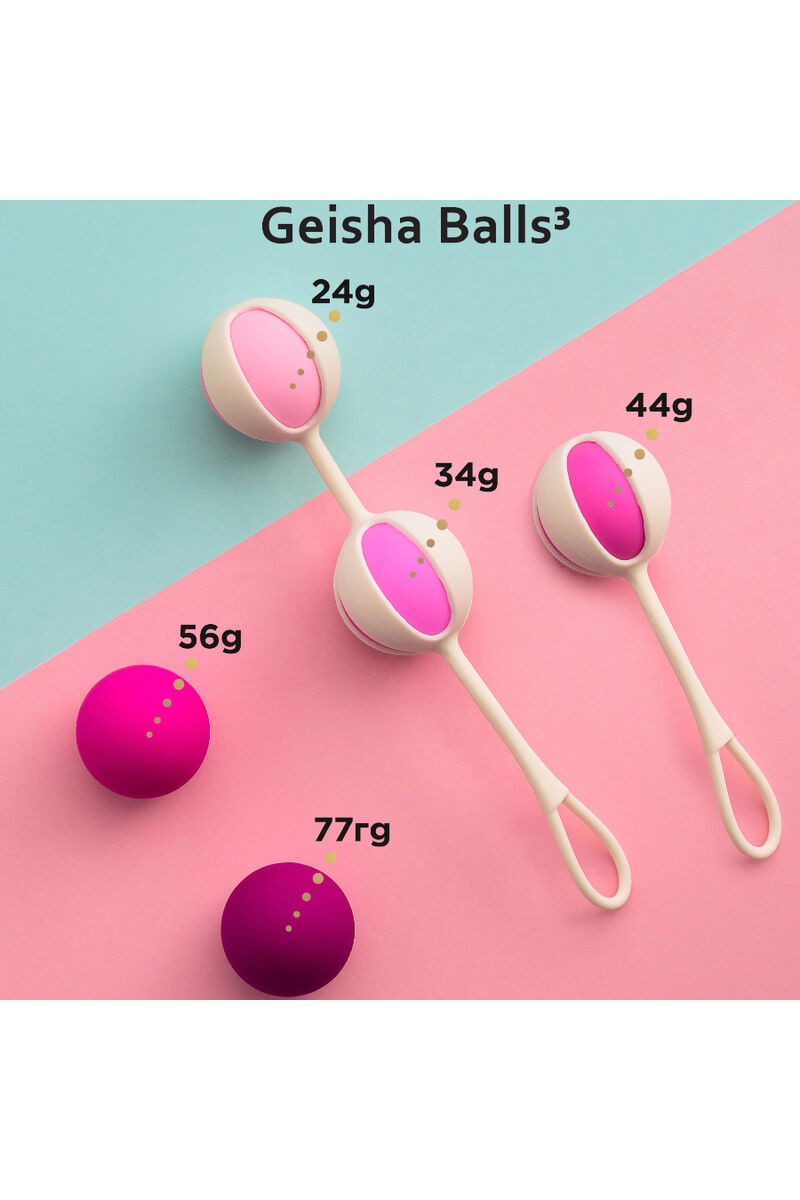 G-VIBE - SET 5 GEISHA BALLS3 ROSA