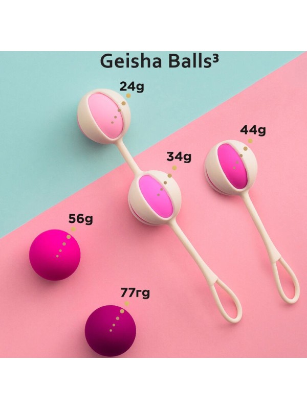G-VIBE - SET 5 GEISHA BALLS3 ROSA