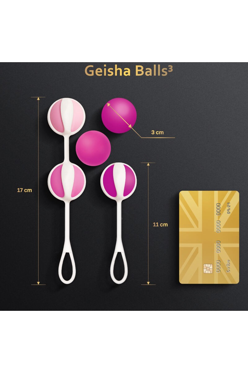 G-VIBE - SET 5 GEISHA BALLS3 ROSA
