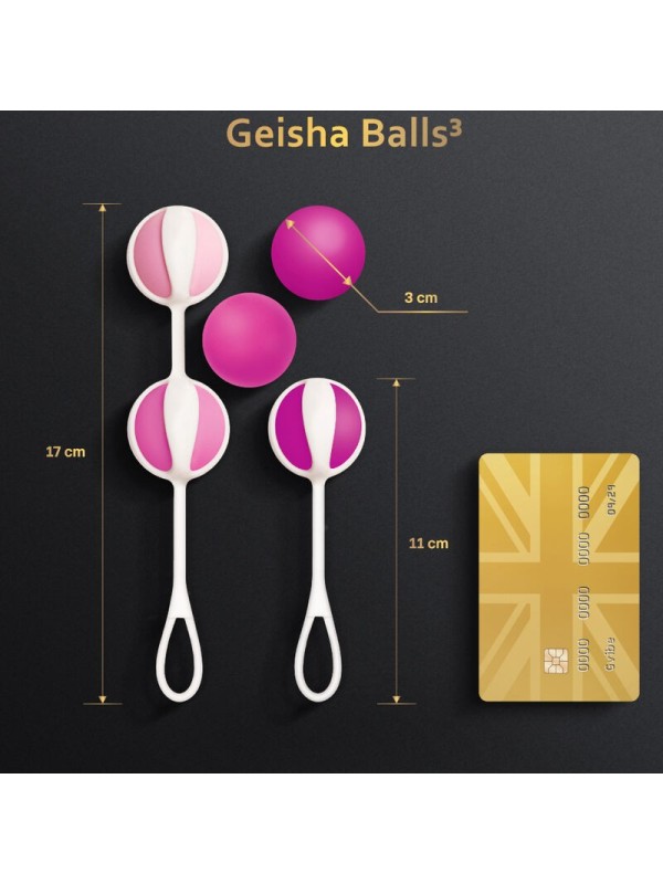 G-VIBE - SET 5 GEISHA BALLS3 ROSA