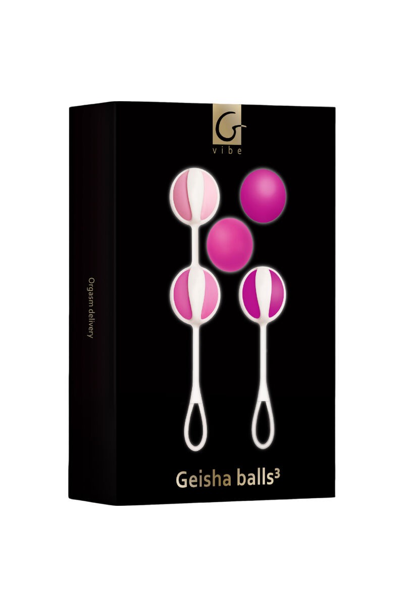 G-VIBE - SET 5 GEISHA BALLS3 ROSA