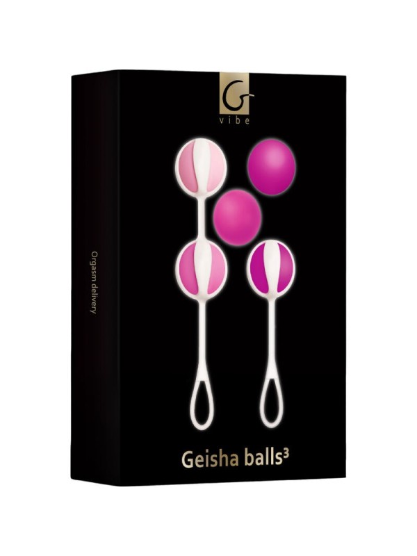 G-VIBE - SET 5 GEISHA BALLS3 ROSA