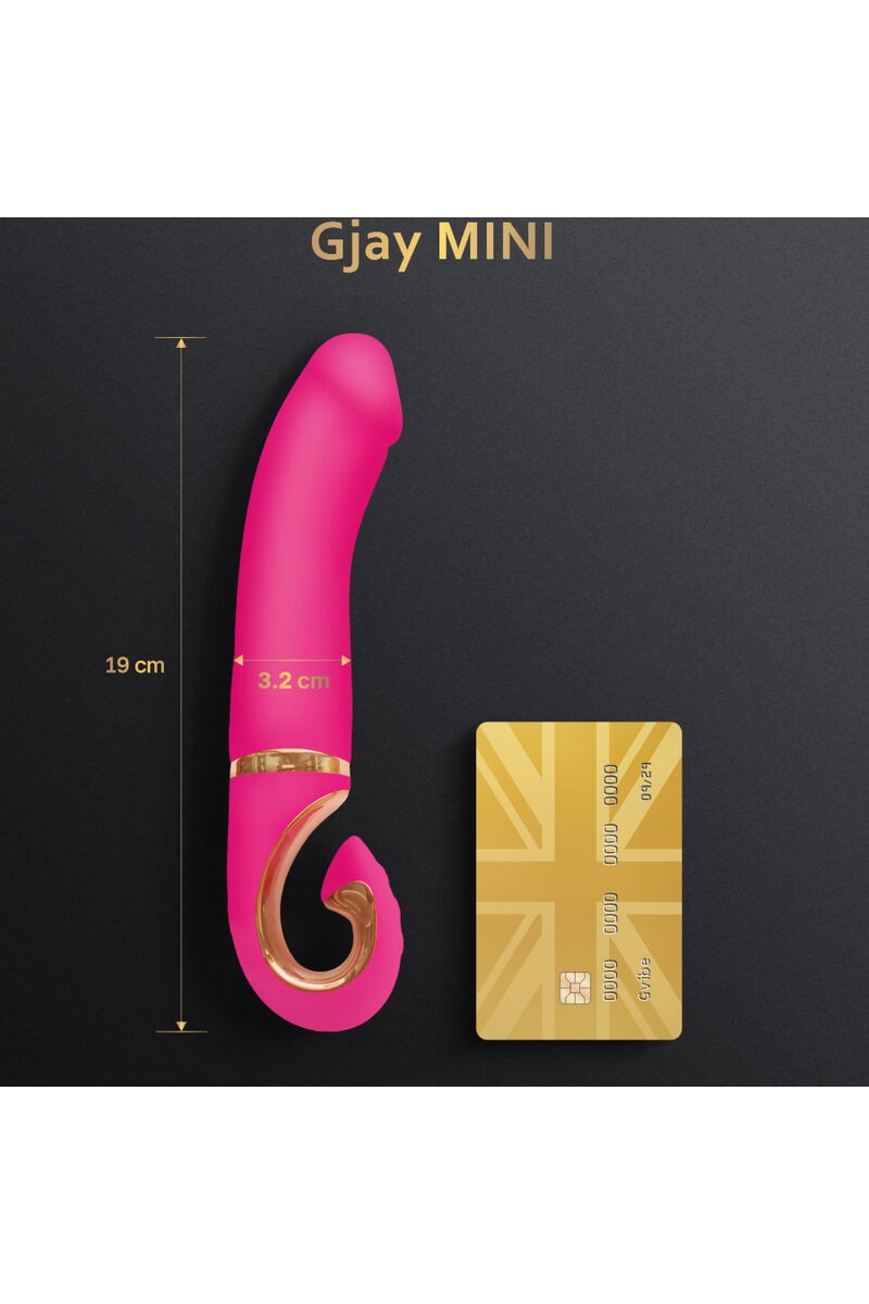 G-VIBE - GJAY MINI VIBRADOR SILICIONA ROSA