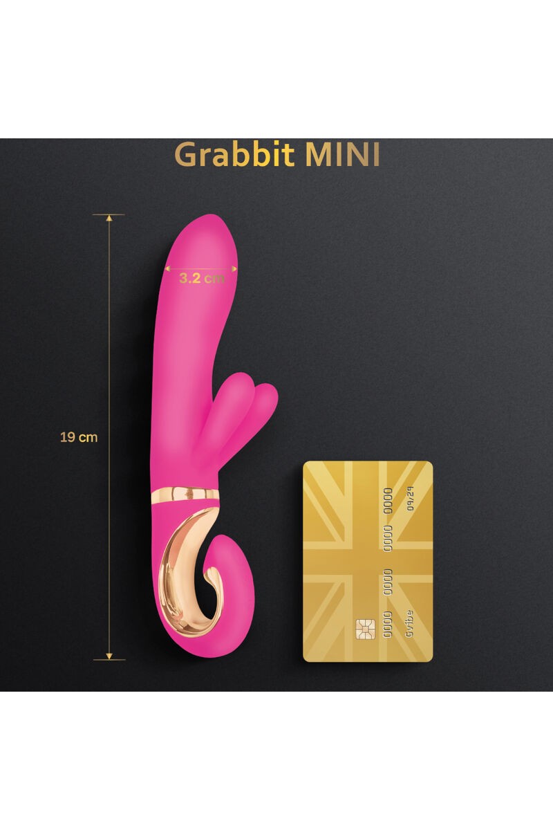 G-VIBE - GRABBIT MINI VIBRADOR SILICIONA ROSA