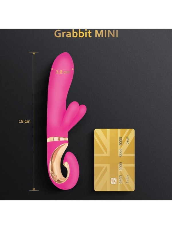 G-VIBE - GRABBIT MINI VIBRADOR SILICIONA ROSA