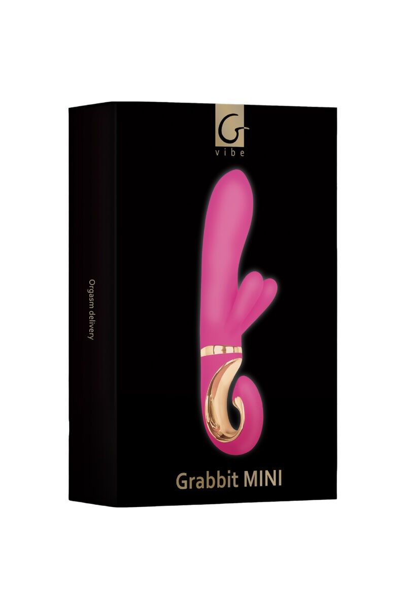 G-VIBE - GRABBIT MINI VIBRADOR SILICIONA ROSA