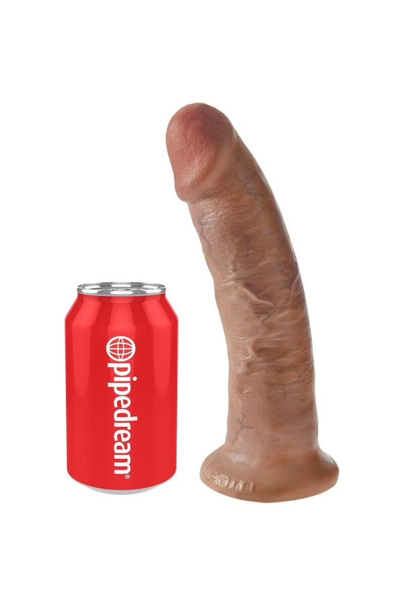 KING COCK - PENE REALISTICO 21.7 CM CARAMELO