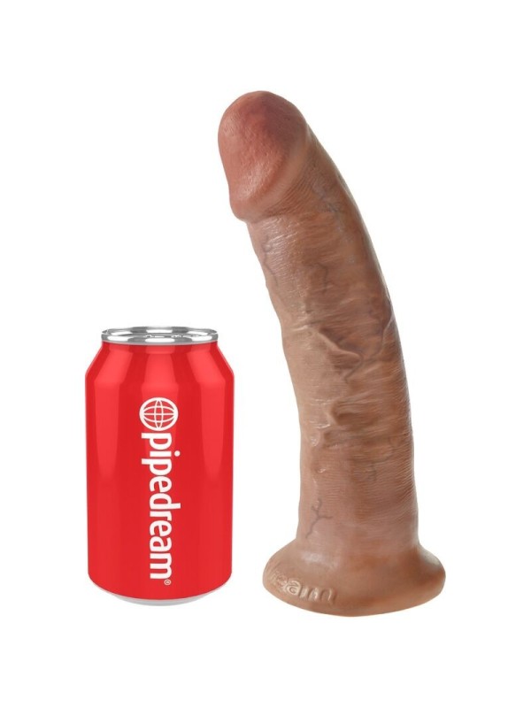 KING COCK - PENE REALISTICO 21.7 CM CARAMELO