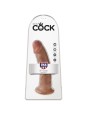 KING COCK - PENE REALISTICO 21.7 CM CARAMELO