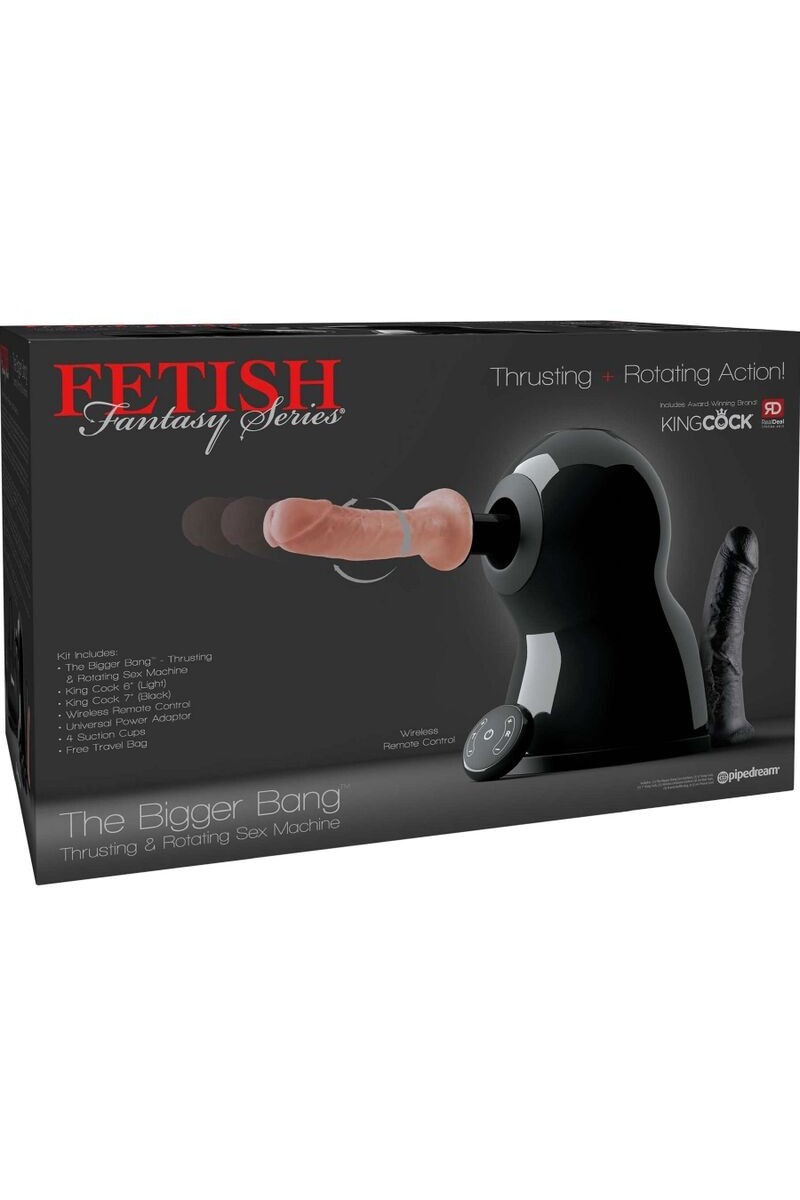FETISH FANTASY SERIES - SEX MACHINE BIGGER BANG ROTACION Y EMPUJE