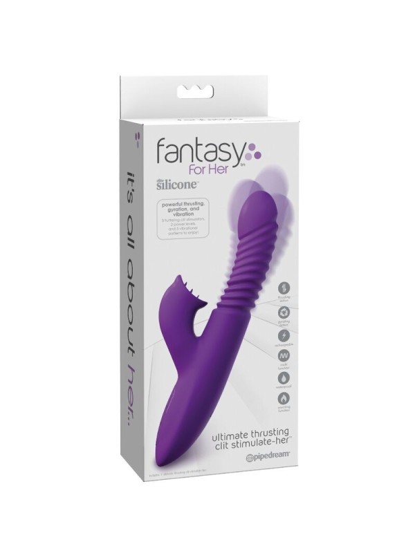 FANTASY FOR HER - ESTIMULADOR CLITORIS  CALOR OSCILACION Y VIBRACION
