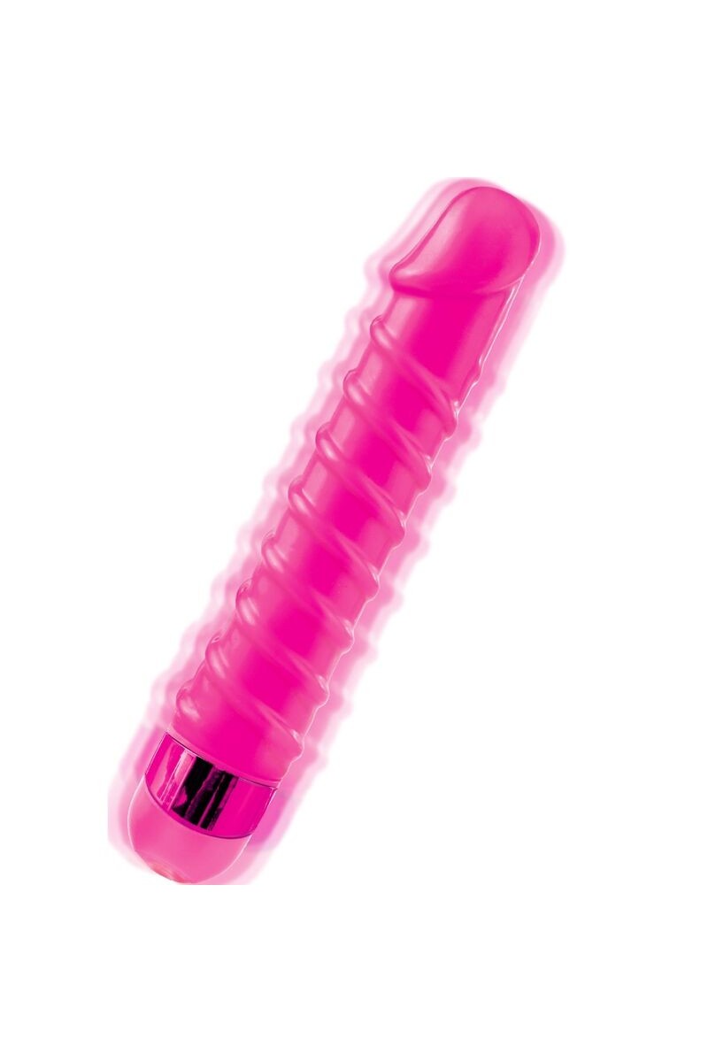 CLASSIX - MASAJEADOR VIBRADOR CANDY TWIRL 16.5 CM ROSA