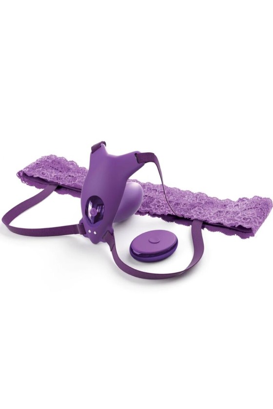ARNES MARIPOSA G-SPOTVIBRADOR, RECARGABLE & CONTROL REMOTO VIOLETA