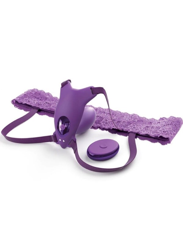 ARNES MARIPOSA G-SPOTVIBRADOR, RECARGABLE & CONTROL REMOTO VIOLETA