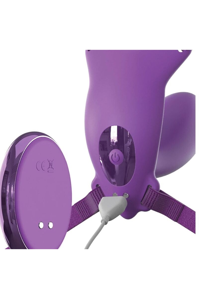 ARNES MARIPOSA G-SPOTVIBRADOR, RECARGABLE & CONTROL REMOTO VIOLETA