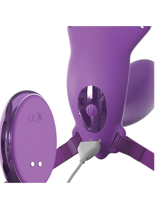 ARNES MARIPOSA G-SPOTVIBRADOR, RECARGABLE & CONTROL REMOTO VIOLETA