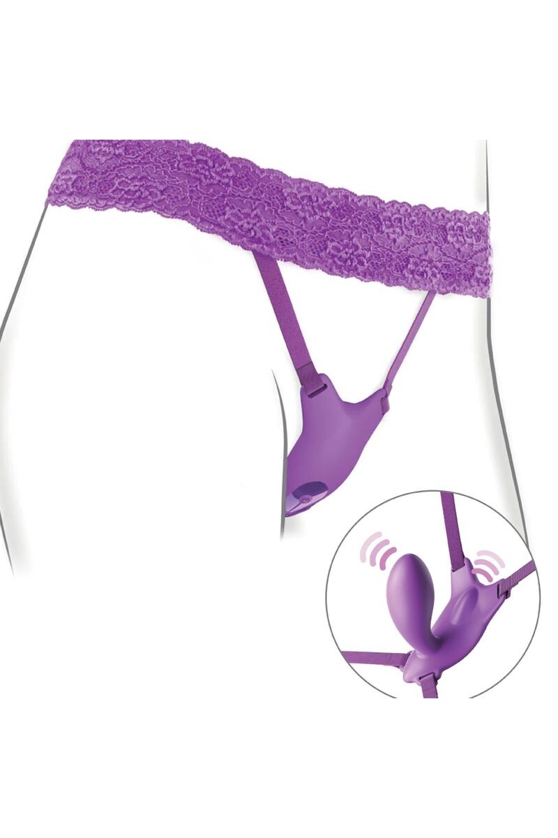 ARNES MARIPOSA G-SPOTVIBRADOR, RECARGABLE & CONTROL REMOTO VIOLETA