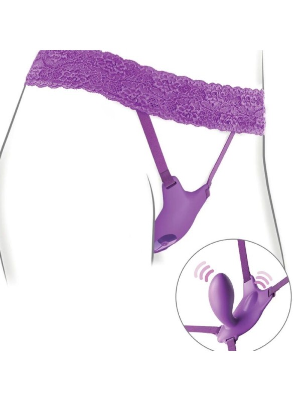 ARNES MARIPOSA G-SPOTVIBRADOR, RECARGABLE & CONTROL REMOTO VIOLETA
