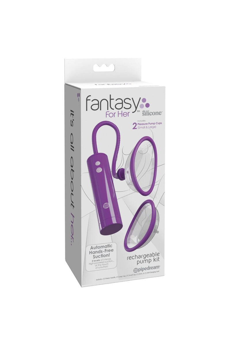 FANTASY FOR HER - KIT BOMBA DE SUCCION PARA CLITORIS TALLA S/L