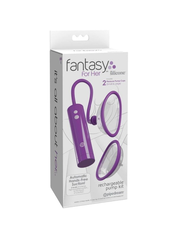 FANTASY FOR HER - KIT BOMBA DE SUCCION PARA CLITORIS TALLA S/L