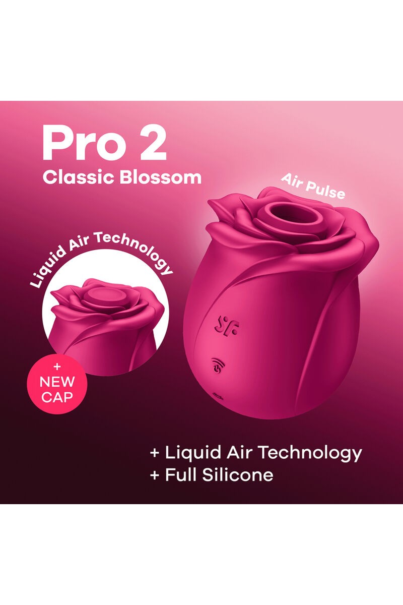 SATISFYER - AIR PULSE PRO 2 CLASSIC BLOSSOM VIBRADOR