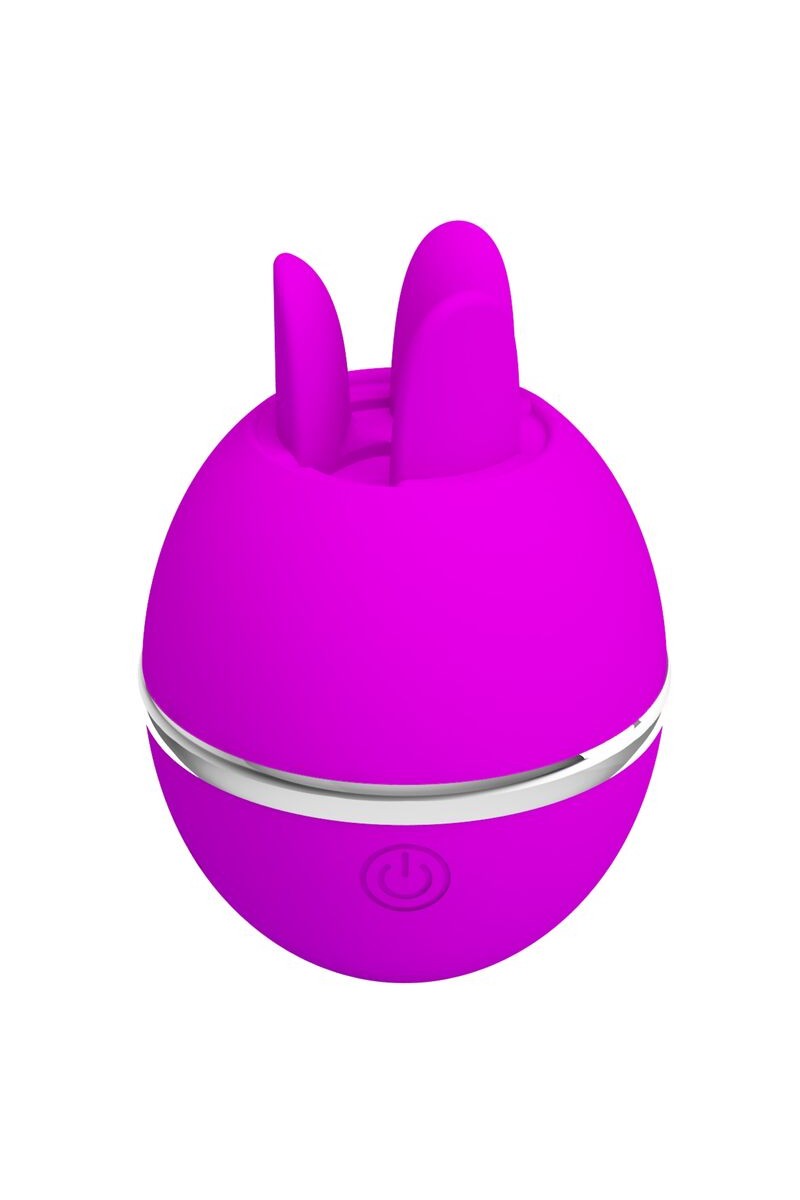 PRETTY LOVE - VIBRADOR DE SILICONA REDONDO GEMINI BALL MORADO