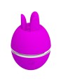 PRETTY LOVE - VIBRADOR DE SILICONA REDONDO GEMINI BALL MORADO