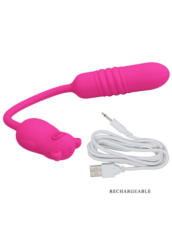 PRETTY LOVE - BALA VIBRADORA DE SILICONA ROSA