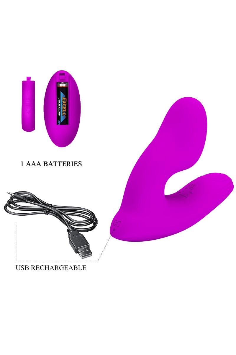 PRETTY LOVE - MELVIN MASAJEADOR CLITORIS CON CONTROL REMOTO