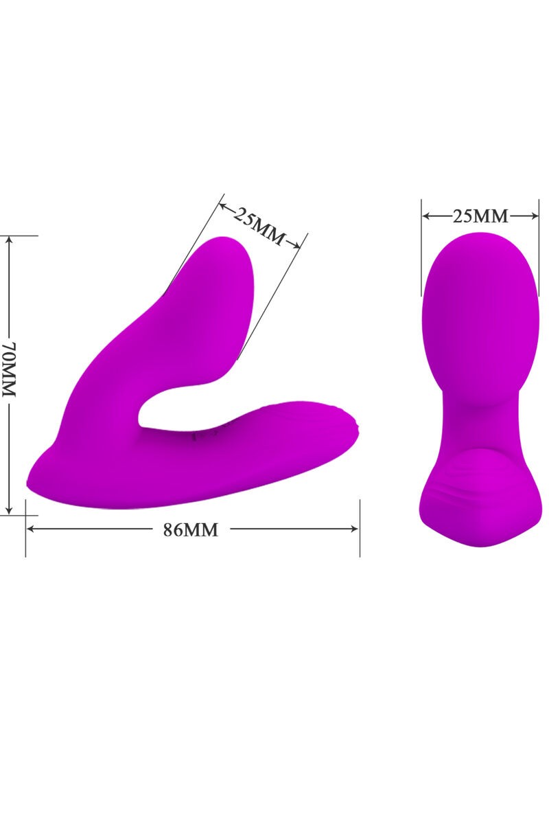 PRETTY LOVE - MELVIN MASAJEADOR CLITORIS CON CONTROL REMOTO