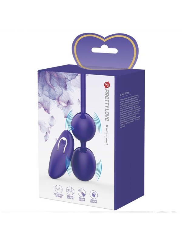 PRETTY LOVE - WILLIE YOUTH BOLAS CONTROL REMOTO & VIBRACION VIOLETA